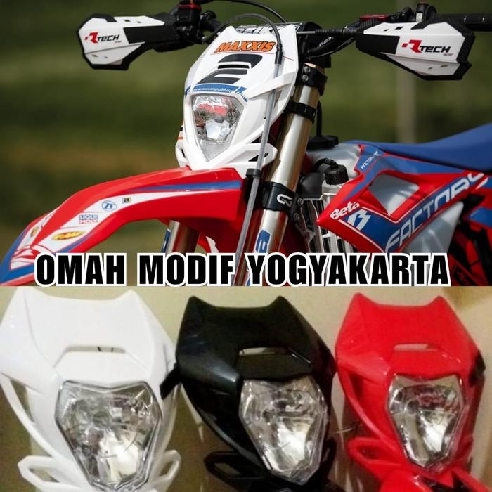 PREMIUM Headlamp Reflektor BETA 250 RR 2021 Lampu depan Modif CRF 150 L KLX WR