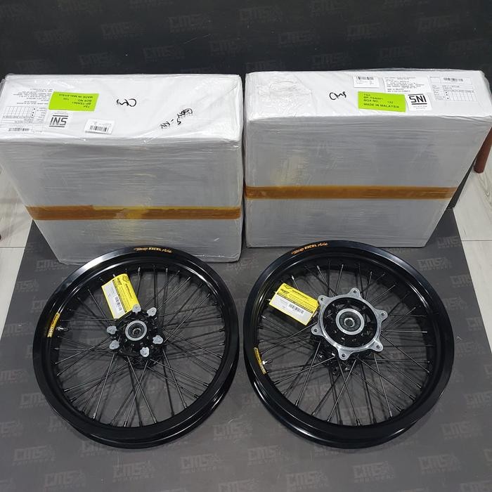 PREMIUM Velg Bartubeless Takasago Excel Asia 17 x 300 350 Supermoto Honda CRF