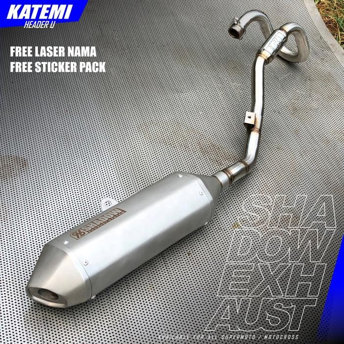 PREMIUM Knalpot KLX 230 KLX 250 Type KATEMI Shadow Exhaust