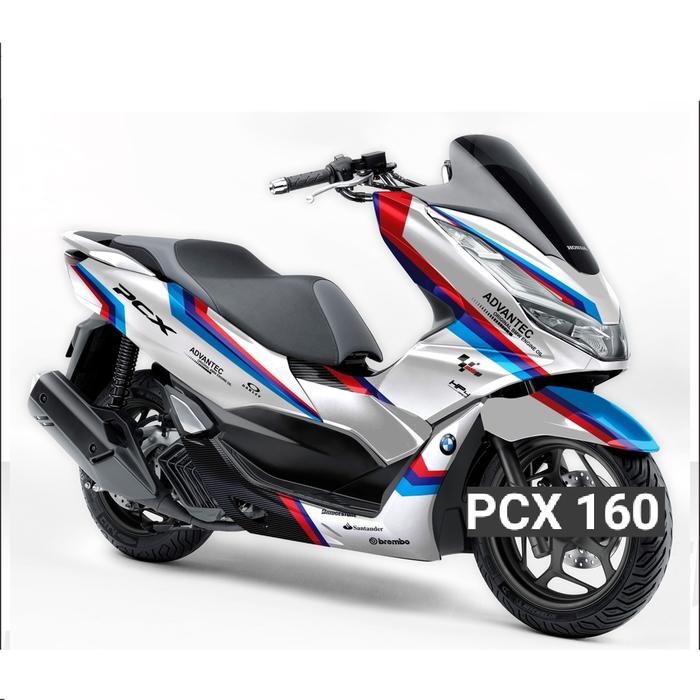 PREMIUM Striping cutting sticker Honda PCX 160 motif BMW PC01