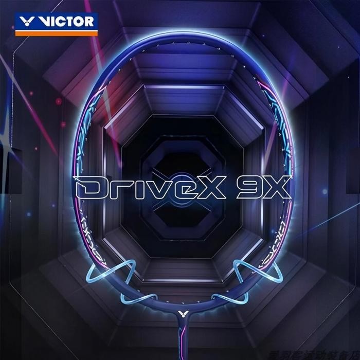 PREMIUM Best Deal Raket Badminton Victor DriveX 9X B / DX-9X B Dark Navy