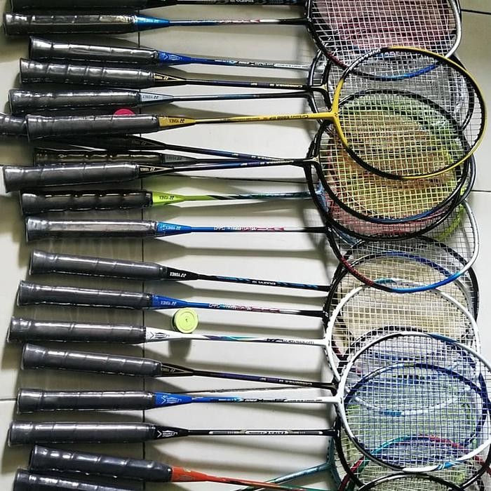PREMIUM Raket Badminton Second Berlogo PBSI kondisi mulus