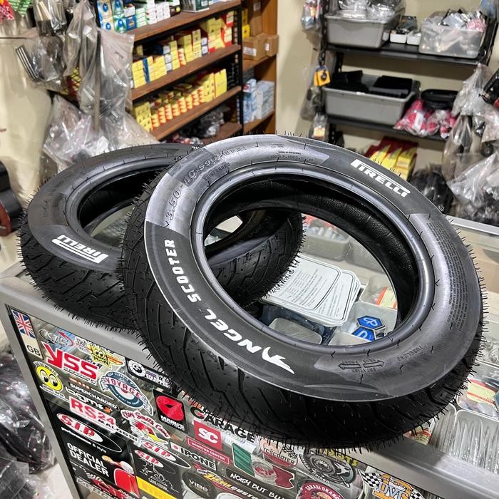 PREMIUM Ban Tubeless Ring 10 Pirelli Angel 3.50 Vespa PX Sprint Spartan Excel