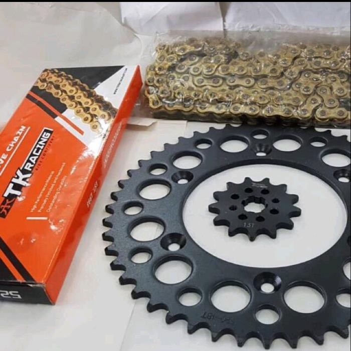 PREMIUM gear set gir set CRF 150L model se 520 crf 230 crf 250 rantai 520