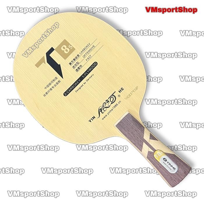 PREMIUM Yinhe T8S - Kayu Blade Bat Bet Pingpong Tenis Meja T-8S T8-S T 8 S