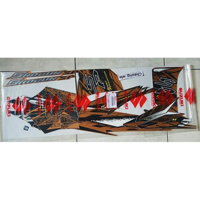 PREMIUM lis body/Striping suzuki shogun FL125 new SP Majesty Gold emas ori sgp