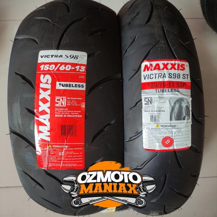 PREMIUM Paket Ban Maxxis Victra 120/70-13 & 150/60-13 (Nmax Up Size)