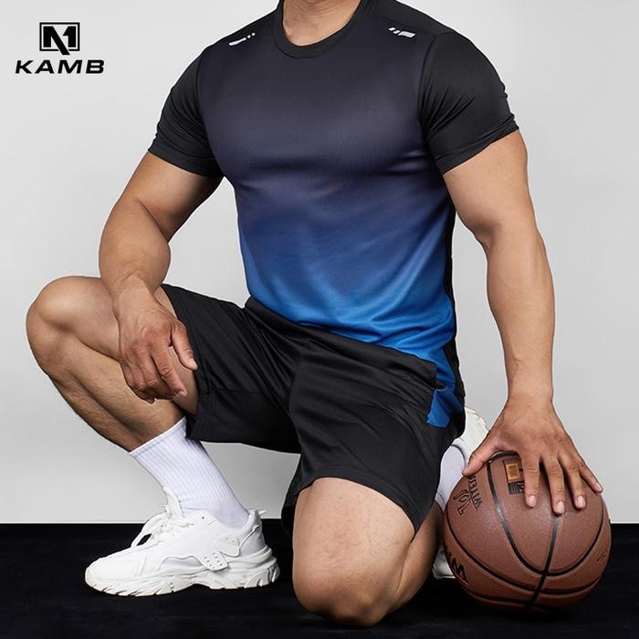 PREMIUM KAMB Setelan Olahraga Pria Running Baju - 1 Set - Sport, Pakaian