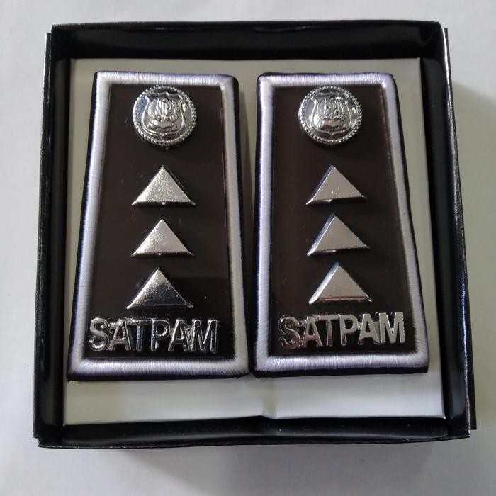 PREMIUM Pangkat Satpam/Security Pelaksana Utama Akrilik