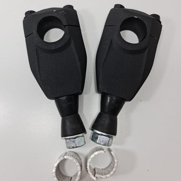 PREMIUM PENINGGI STANG 2 FUNGSI HITAM KLX/CRF/CB150R RAISER STANG FATBAR GIANT