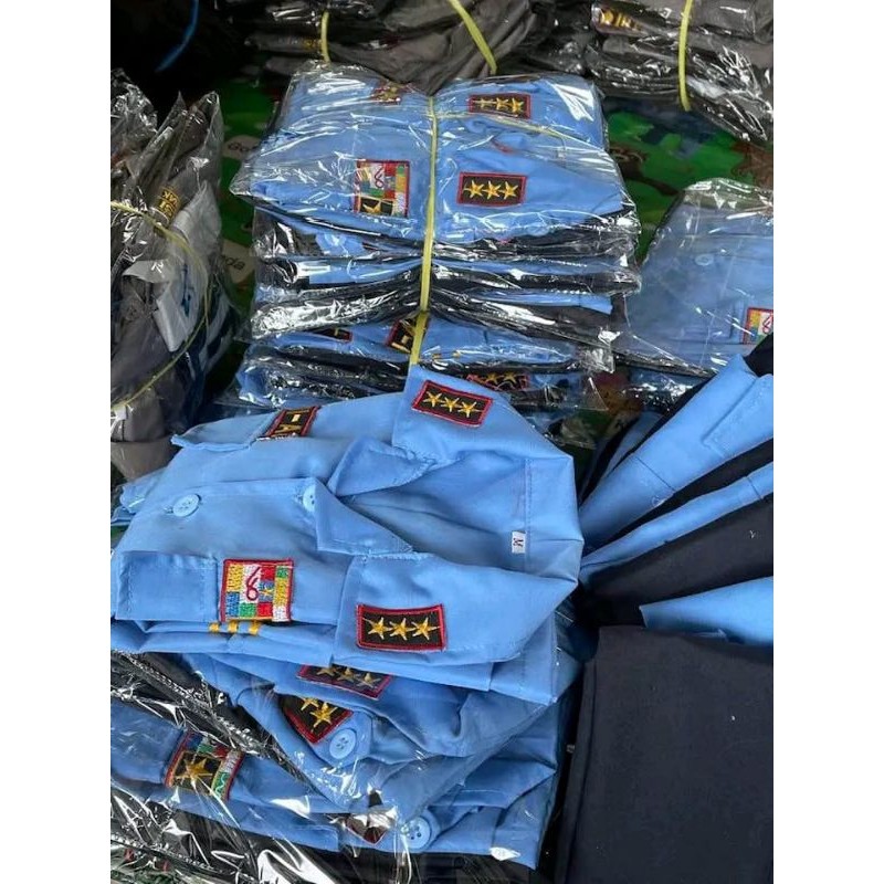 KOSTUM BAJU SERAGAM/COSTUM/TNI AU ANAK 1 SET ANAK TK - PAUD/ TOPI PET AU ANAK /KOSTUM TNI AU