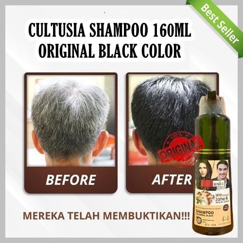 Terlaris Sin hair Shampo black penghilang uban permanen bpom Ampuh Ori