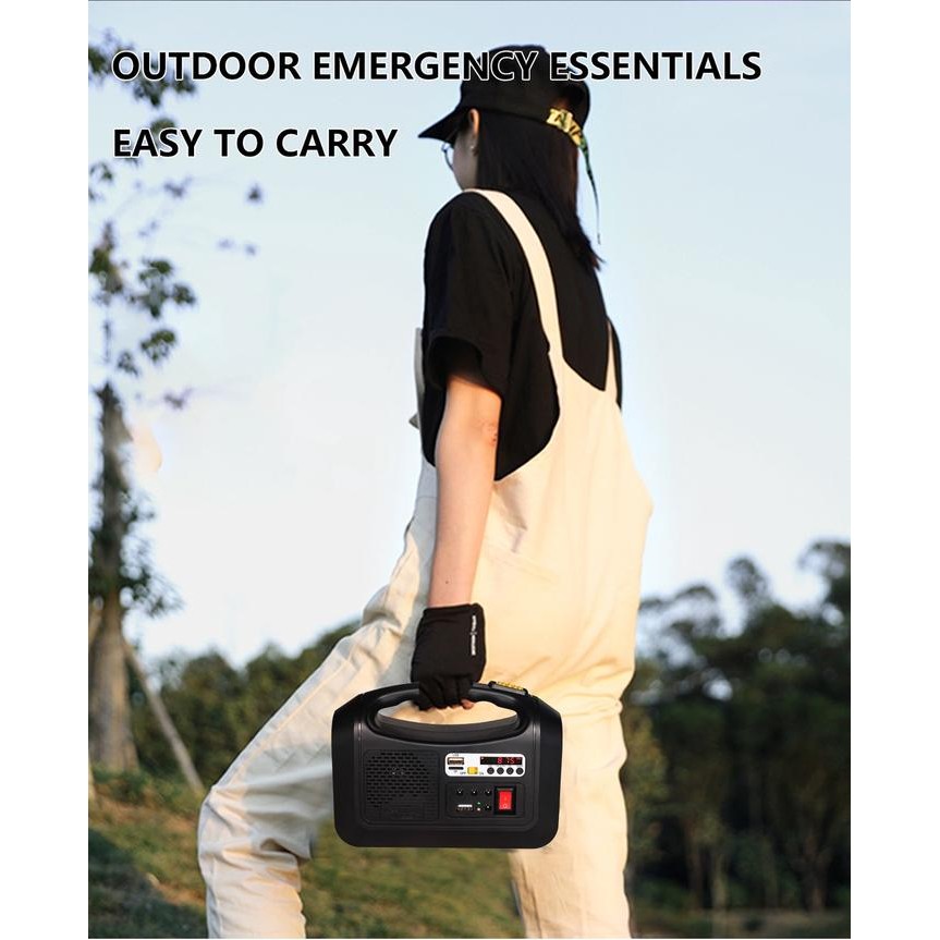 Multifungsi Lampu Senter Speaker Bluetooth Lampu Tenaga Surya Solar Panel Tenaga Matahari VDR