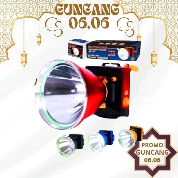 SENTER KEPALA MITSUYAMA MS-180P 200 WATT CAHAYA PUTIH