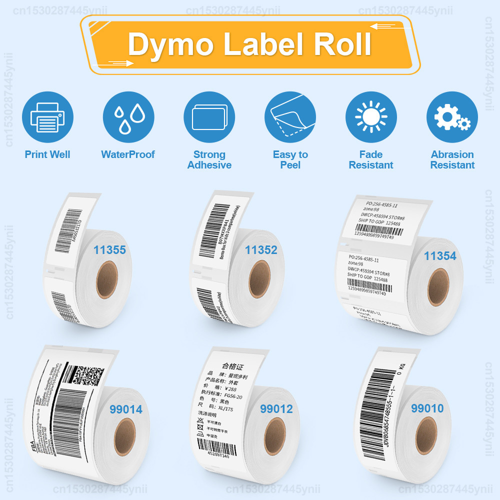 99014 Thermal Paper for Dymo LabelWriter 99010 99012 11352 11354 11355 Label Roll For Dymo LabelWrit