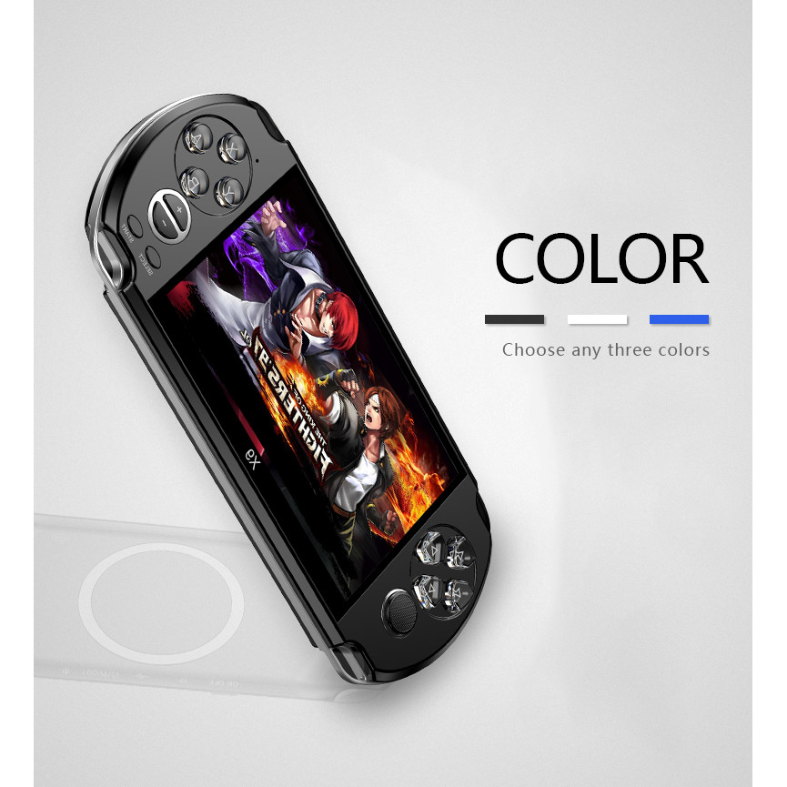 Video Retro Game Console X9 PSVita Handheld Game Player for PSP Viat Retro Games 5.0 inch Screen TV 