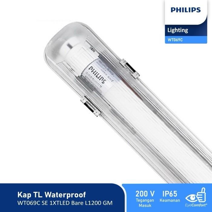PHILIPS Kap Lampu WT069C TCW060 TL WATERPROOF 1x36W 120CM LED 1x16W