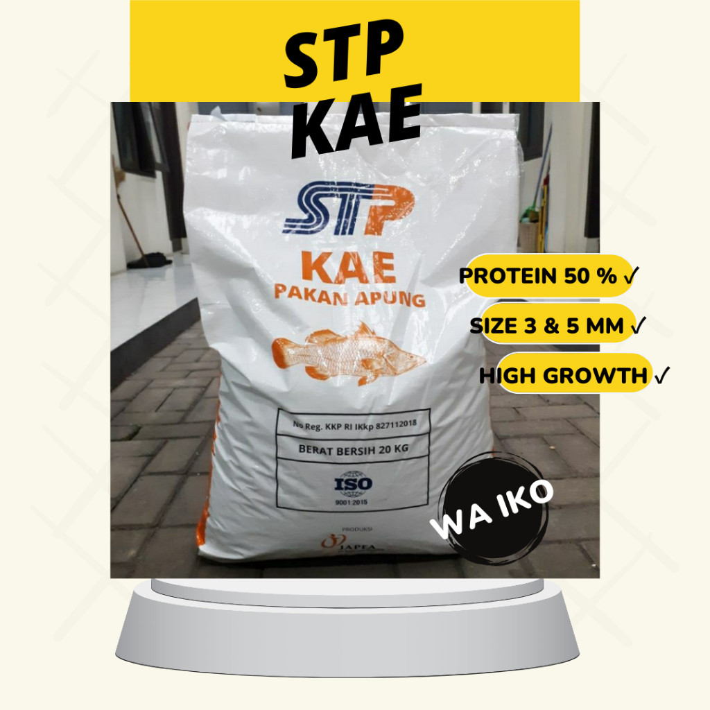 STP KAE JAPFA PAKAN MAKANAN PELET IKAN KOI KAKAP TAWAR 5 KG PREDATOR
