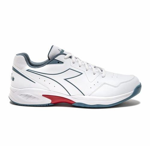 Sepatu Tenis Pria Diadora Volee 6 DIA179100842 White Men Original BNIB Terbaru