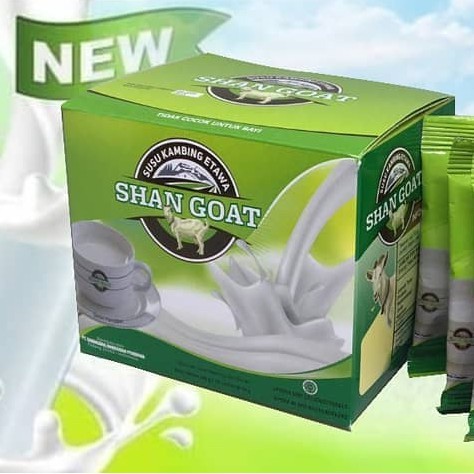 

Susu Kambing Etawa Bubuk Shan Goat Semua Rasa Box