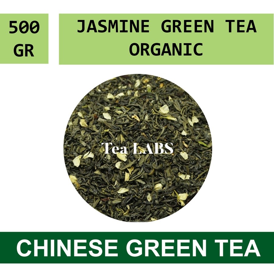

Jasmine Green Tea Premium / Teh Hijau Melati / Chinese Tea 500 GRAM