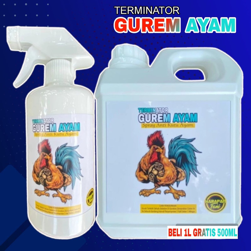 PEMBASMI GURAM AYAM SIER AYAM KUTU AYAM JAMUR AYAM GUREM BURUNG GUREM BEBEK Hama Kandang 100% Ampuh