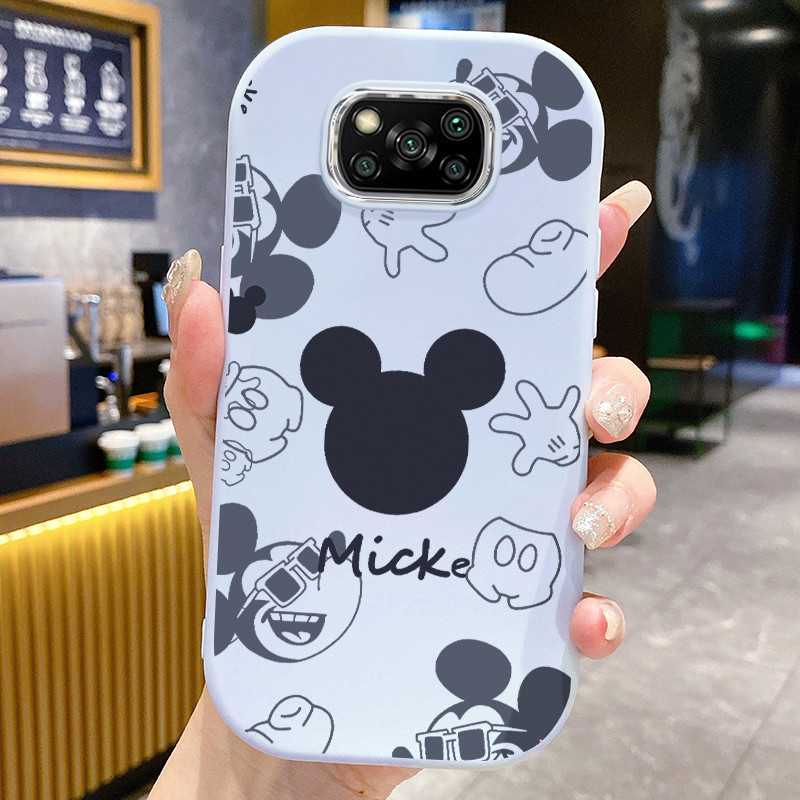 Casing Hp Untuk Xiaomi POCO X3 POCO X3 Pro POCO X3 GT POCO X3 NFC Case Mickey Kasing Softcase Siliko