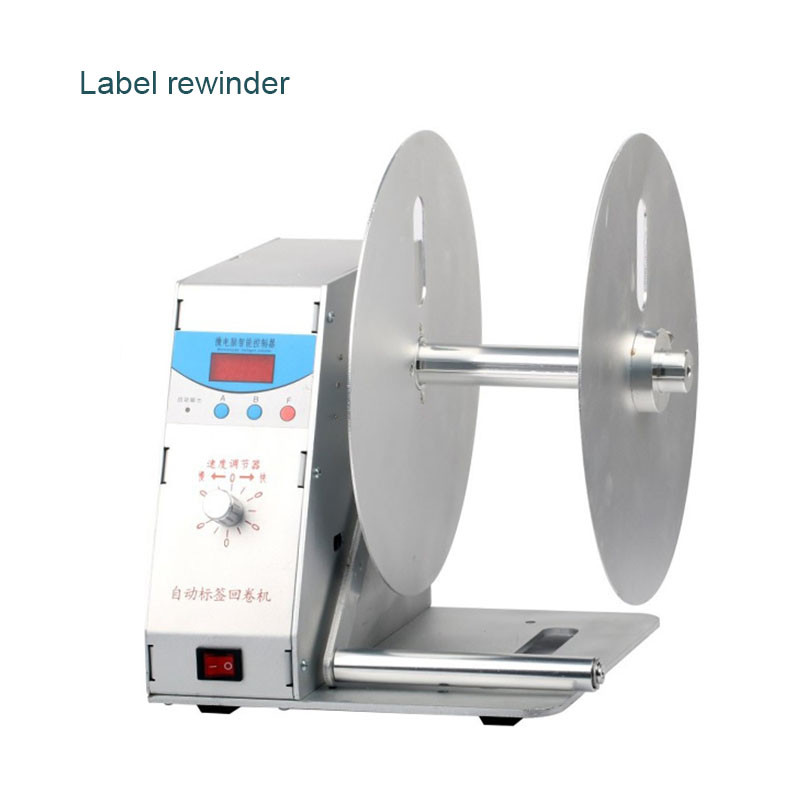 New Clothing Label Sticker Barcode Rewinder Automatic Digital Label Rewinder
