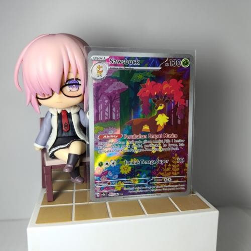 ORI Kartu Pokemon Sawsbuck AR Indo H SV5s l 146/142 TCG Card Poke Indonesia Booster Pack Paradoks An