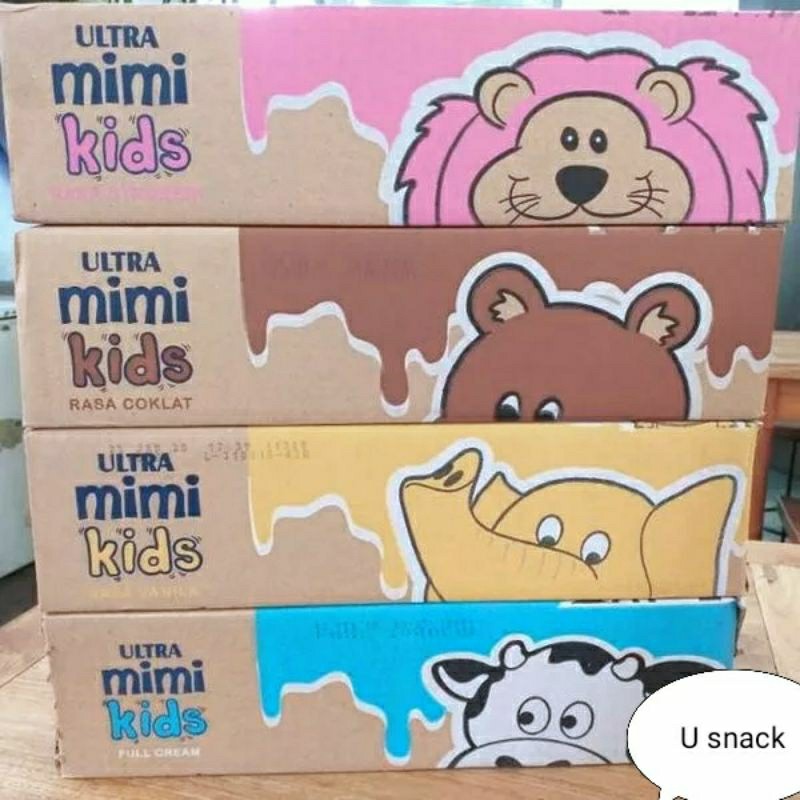

[1 karton isi 40125ml] Ultra mimi kids susu sapi segar UHT Pinkfong Baby Shark