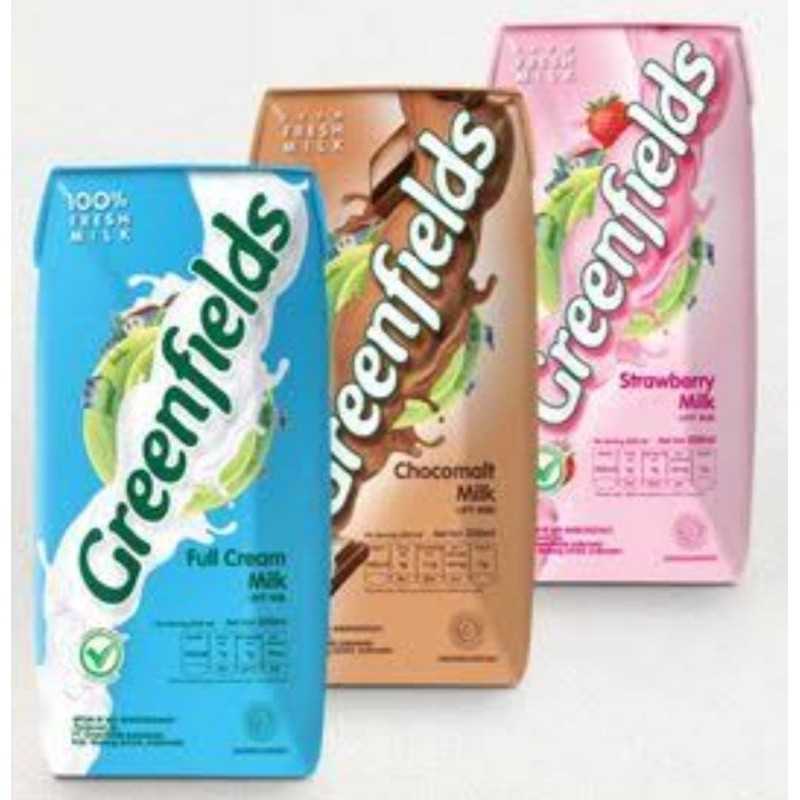 

Greenfields uht 200ml isi 32pcs bisa mix rasa