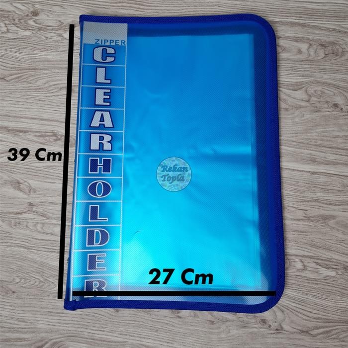 

Ready- Clear Holder Resleting / Topla Zipper Clear Holder Topla Isi 60 Lembar