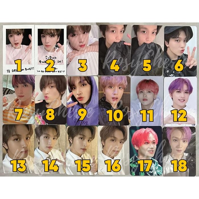 BISA COD Photocard Pc NCT Haechan Korek Matcha Hoodie Ungu Boboan Regulate Notnot Kihriv Ld The
