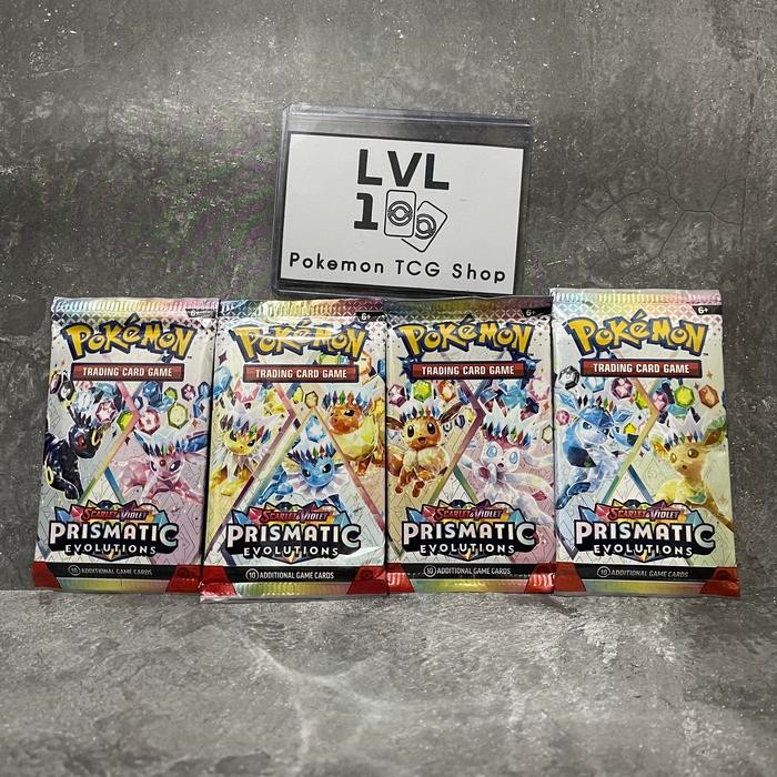 Pokemon Prismatic Evolutions Booster Pack Kartu Pokemon English