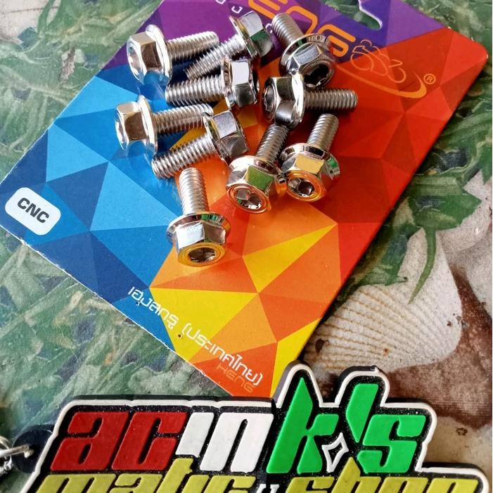 SALE BAUT SPAKBOR DEPAN MIO SPORTY STAINLESS HENG ORIGINAL (1BAUT)