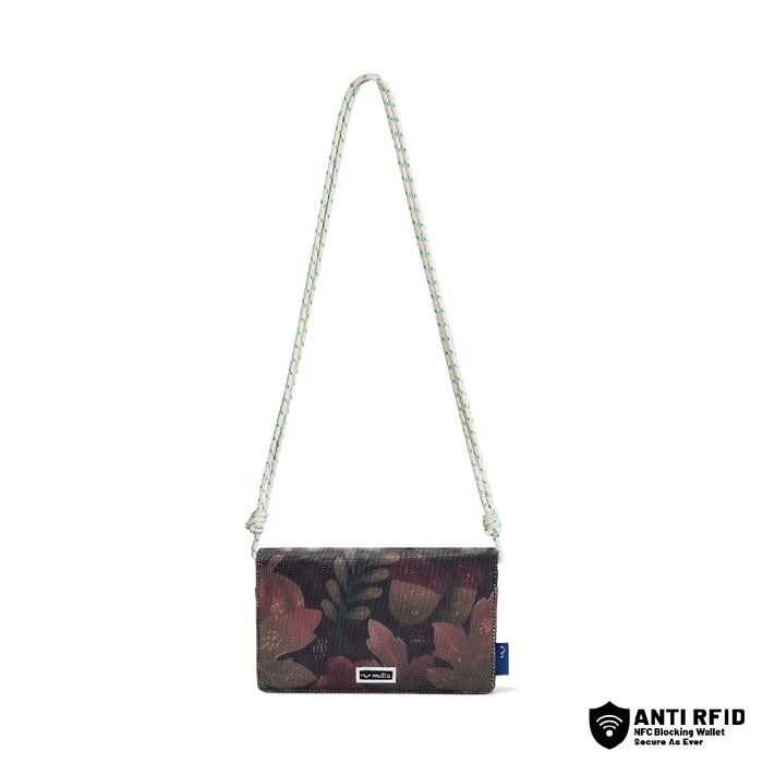 [Kenes Wallts] Wallts Charmaine Autumn - Dompet Wanita Kanvas Tas Selempang Dompet Wanita