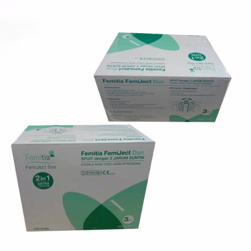 Spuit Femitia Sensiject Duo - Spuit Femitia Femiject Duo - Spuit 3cc - Syringe 3cc
