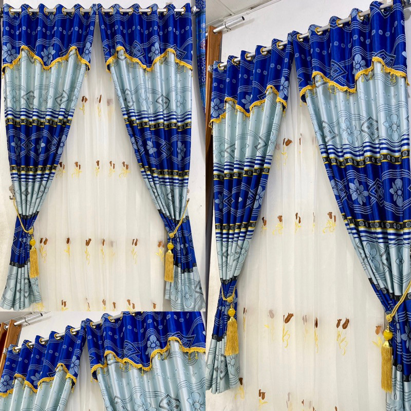 Unik Gorden Hordeng Poni Prada Pintu Jendela/Gorden Poni Gelombang/Poni Gorden