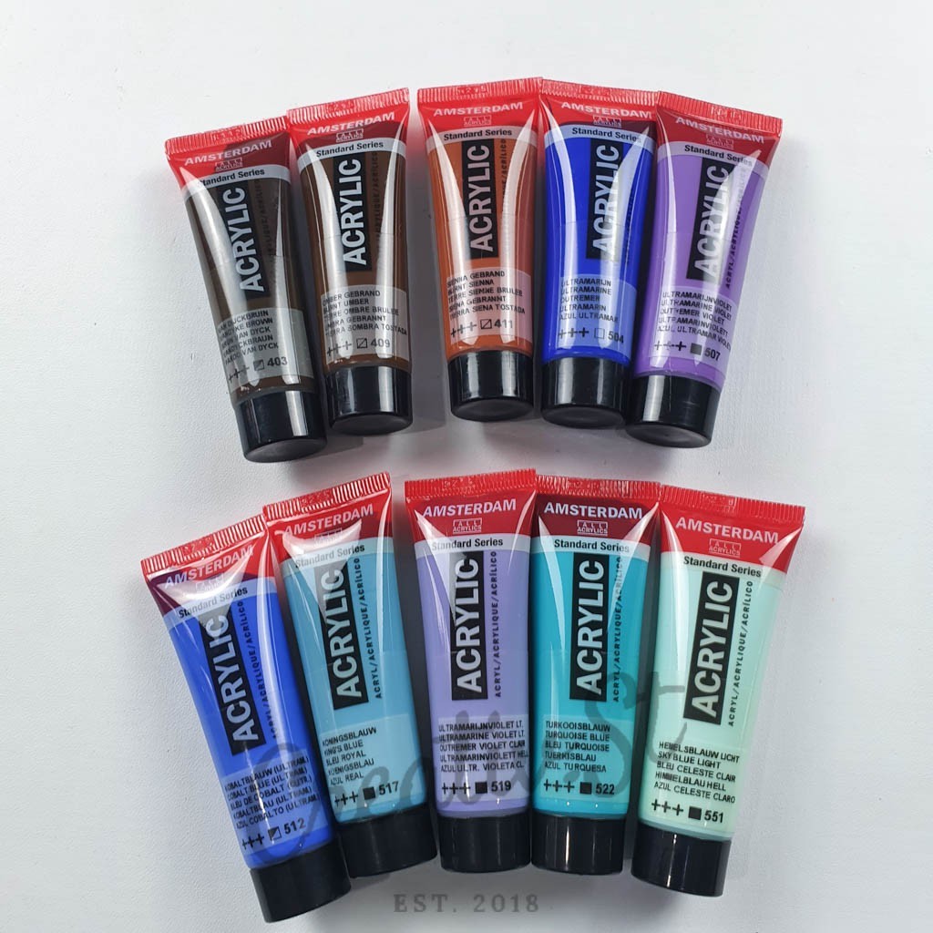 

Amsterdam Cat Acrylic Paint 20 Ml Cat Akrilik Lukis 20 Ml Part 3 Satuan