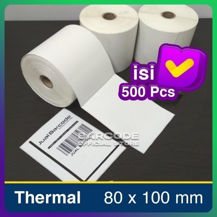 

Terlaris- Label Bare 80 X 100 Kertas Sticker Thermal 80X100 Mm (500 Pcs)