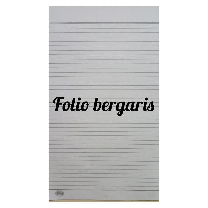 

Terlaris- Kertas Double Folio Bergaris 200 Lembar