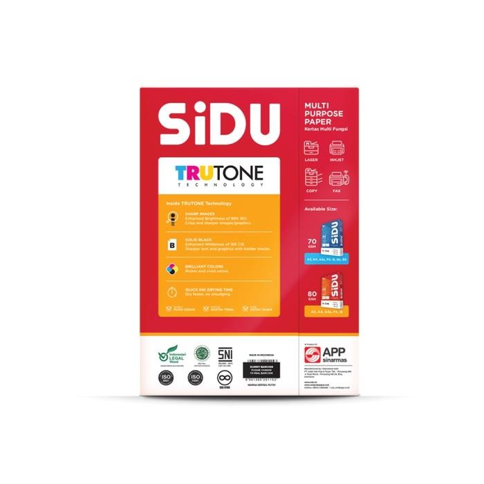 

Terlaris- Sidu Kertas Fotocopy 80 Gsm A4 S