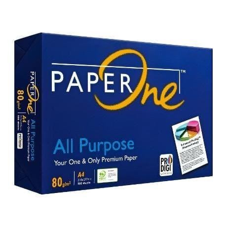 

Terlaris- Kertas Hvs Paperone Paper One A4 80 Gsm Gram Putih Stationery