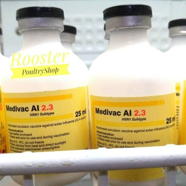 Vaksin Ayam Medivac AI H9N2 Subtipe H9N2