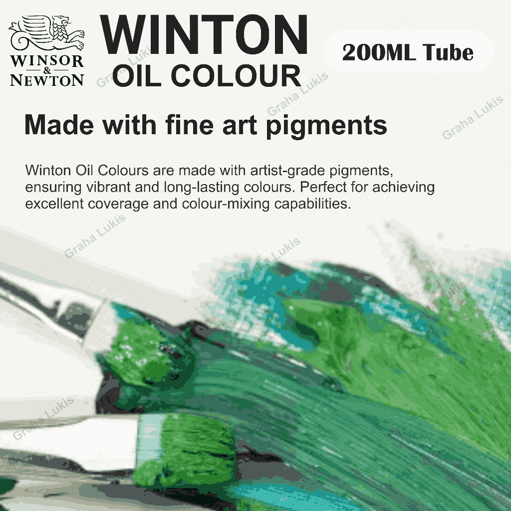 

Winsor & Newton Winton Oil Colour 200ml / Cat Minyak Winsor Winton