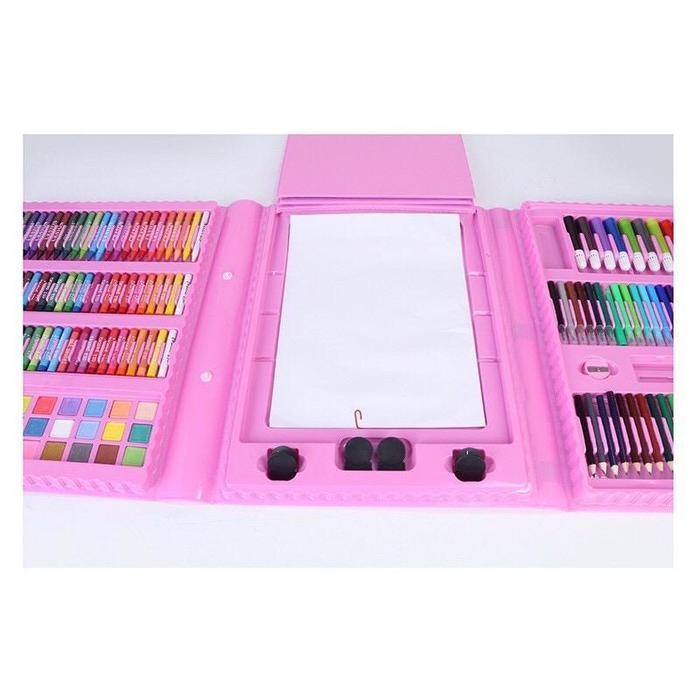 

Art - Alat Lukis Set 208Pcs Crayon Oil Pencil Warna Cat Air Anak Mewarnai