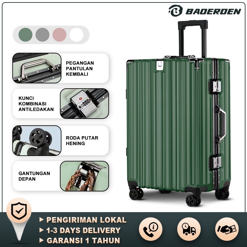 BAOERDEN Koper 20-24 Inch TSA Lock / Koper Fashion Korea Koper Multifungsi Desain Baru / Koper