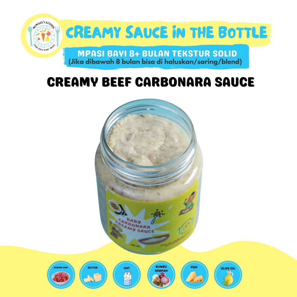 

Creamy Beef Carbonara Sauce (MPASI Frozen)
