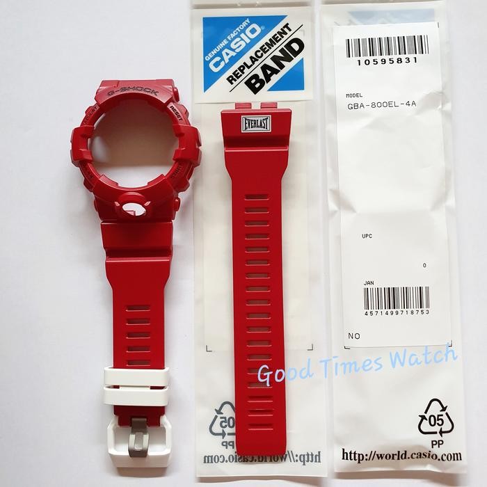 Paket Strap Bezel G-Shock Gba-800El-4 Gba 800El Gba 800 Casio Original