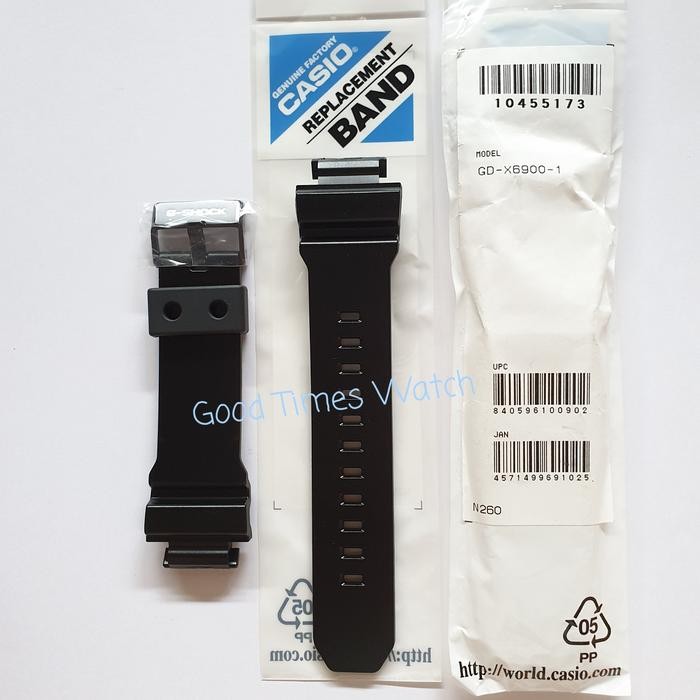 Strap G-Shock Gd-X6900-1 Gd X6900 Casio Original